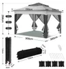 Aopunly Pavillon Pop-up Faltpavillon 3.3x3.3x2.7M Produktbild-Vorschau 7