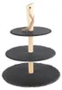 Servierständer mit 3 Ebenen Excellent Houseware, Schiefer, Produktbild-Vorschau 10