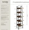 tectake® Leiterregal Folkestone inklusive Kippschutz, 35,5 Produktbild-Vorschau 6