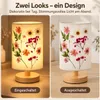 DIY Nachtlicht mit Trockenblumen, Blanko Stoffschirm, 3 Produktbild-Vorschau 6