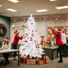 XINZI 240cm Künstlicher Weihnachtsbaum Weiß PVC – Schwer Produktbild-Vorschau 11