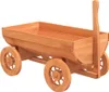 vidaXL Carrello decorativo 70x43x54 cm in legno massiccio Anteprima dell’immagine prodotto 1