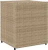 vidaXL Gartenschrank Beige 55x59x69 cm Poly Rattan Produktbild-Vorschau 7