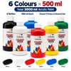Farbello Acrylfarben Set 6x500 ml – hochpigmentierte Produktbild-Vorschau 2