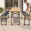 12er Set Filz Bodenschoner Bierbank Möbelgleiter Boden Produktbild-Vorschau 4