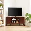 vidaXL Meuble TV Marron 100 x 40,5 x 46 cm Bois d'acajou Voir les images du produit 2