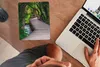 MuchoWow® Mauspad Mousepad Wald - Natur - Brücke 19x23 cm - Produktbild-Vorschau 3