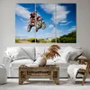 Bild auf Leinwand - Leinwandbild - Motorrad Reiter Himmel - Produktbild-Vorschau 6