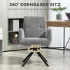 HOMCOM Sessel Drehbar Loungesessel mit Armlehne, Produktbild-Vorschau 5