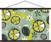 MuchoWow® Textilposter Sommer - Blumen - Obst 90x60 cm mit Produktbild-Vorschau 1