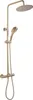 rea Duschgarnitur Thermostat VINCENT Gold Brush Höhe 1.235 Produktbild-Vorschau 3