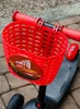 Tataway Disney Cars Kinder-Fahrradkorb, roter Kunststoff Produktbild-Vorschau 5