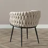 Bronx71 Esszimmerstuhl River Chenille beige Produktbild-Vorschau 14
