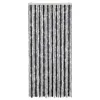 Fliegenvorhang Grau und Schwarz 90x220 cm Chenille Produktbild-Vorschau 3