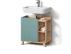 Waschbeckenunterschrank Livinity Marano Blau-Grau 60 x 65 Produktbild-Vorschau 1