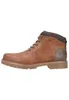 A side view of a brown leather boot. Produktbild-Vorschau