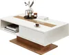 Wohnwand mit Couchtisch, weiß mit Eiche, FALLON-55, modern, Produktbild-Vorschau 3