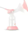 A pink and clear electric breast pump is shown against a white background. Podgląd zdjęcia produktu