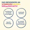 Vitamina B12 Hevert 500 µg Duo Aktiv, 180 compresse Anteprima dell’immagine prodotto 4