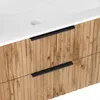 Szafka łazienkowa ryflowana z umywalką wisząca pod umywalkę Podgląd zdjęcia produktu 4