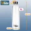 Vilde | Láhev na pití skleněná 1 L - Láhev na vodu z Náhled obrázku produktu 5