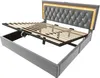 Letto imbottito Flieks 180x200cm con USB e Type C, letto Anteprima dell’immagine prodotto 9