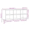 [Home] TV-Schrank Betongrau 103,5x30x50 cm Holzwerkstoff , Produktbild-Vorschau 10