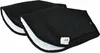 Two black hand warmers with white lining are shown from a slightly elevated angle against a white background. Produktbild-Vorschau