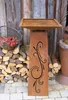 Rostikal Edelrost Gartendeko Blumensäule 1,15 m mit Schale Produktbild-Vorschau 2