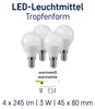 Müller-Licht LED Tropfenform E14, 3W ersetzt 25 W, weiß Produktbild-Vorschau 5