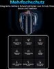 A car charger with multiple safety features illustrated. Produktbild-Vorschau