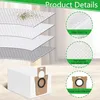 A product image showcasing vacuum cleaner dust bags and their material properties. Produktbild-Vorschau