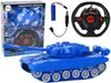 R/C modrý tank 1:18 svetelný zvuk Náhľad obrázku produktu 1