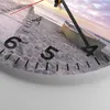 Wanduhr - Rund - Glasuhr - Boot Strand Himmel - 30x30cm - Produktbild-Vorschau 5