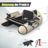 GOPLUS Bellyboot, Belly Boat bis 150 kg belastbar, Produktbild-Vorschau 9