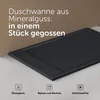 doporro Duschtasse Duschwanne 90x160x3cm aus Mineralguss in Produktbild-Vorschau 2