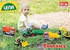 LENA Truckies Traktor z przyczepą i figurką do zabawy Podgląd zdjęcia produktu 18