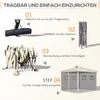 Outsunny Faltpavillon ca. 3x3m Pavillon mit 4 Produktbild-Vorschau 4