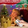 JOIEYOU 3-delige set LED-kaarsen, vlamloze stompkaarsen met Productafbeelding-voorbeeld 3