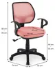 Schreibtischstuhl Kinder COOL-1, Rosa - ergonomischer Produktbild-Vorschau 10