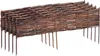 Relaxdays Beeteinfassung, Weide, 5er Set, HxB: 20 x 100 cm, Produktbild-Vorschau 1