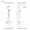 Homelody Duschsystem mit Thermostat und Glasablage, Produktbild-Vorschau 10