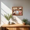 Vintage Holz Bilderrahmen Collage rechteckig braun für Produktbild-Vorschau 7
