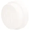 A white circular object with ventilation slits and a small circular logo imprinted on it. It appears to be a component or accessory for a machine. Voir les images du produit