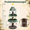 KOMFOTTEU: Albero per gatti alto 143 cm, con piattaforme Anteprima dell’immagine prodotto 8
