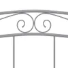 vidaXL Bett Grau Metall 160x200 cm Produktbild-Vorschau 6