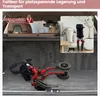 COSTWAY 2in1 Rollator mit Sitz faltbar, Gehhilfe 6-fach Produktbild-Vorschau 8