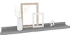 vidaXL Wandregale 4 Stk. Grau 60x9x3 cm Produktbild-Vorschau 3