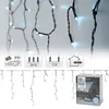 ECD Germany LED Lichtervorhang 6m 180 LEDs Kaltweiß Produktbild-Vorschau 14