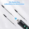 USB kabelloser Lötkolben, 1100mAh Lötkolben akku mit mit Produktbild-Vorschau 3